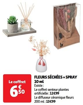 Promotions Fleurs séchées + spray - Produit Maison - Auchan Ronq - Valide de 22/05/2024 à 26/05/2024 chez Auchan Ronq