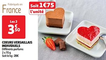 Promoties Coeurs versaillais individuels - Huismerk - Auchan - Geldig van 22/05/2024 tot 27/05/2024 bij Auchan