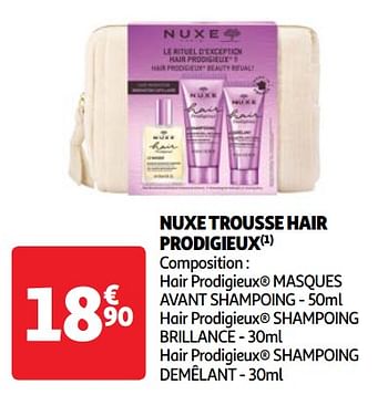 Promoties Nuxe trousse hair prodigieux - Nuxe - Geldig van 22/05/2024 tot 27/05/2024 bij Auchan