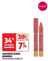 Promoties Crayon à lèvres bourjois - Bourjois - Geldig van 22/05/2024 tot 27/05/2024 bij Auchan