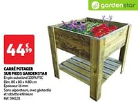 Promoties Carré potager sur pieds gardenstar - GardenStar - Geldig van 22/05/2024 tot 27/05/2024 bij Auchan