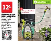 Promoties Dévidoir portable équipé gardenstar - GardenStar - Geldig van 22/05/2024 tot 27/05/2024 bij Auchan