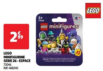 Promoties Lego minifigurine serie 26 - espace - Lego - Geldig van 22/05/2024 tot 27/05/2024 bij Auchan