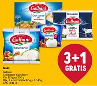 Promoties Kaas galbani mozzarella - Galbani - Geldig van 23/05/2024 tot 29/05/2024 bij Delhaize