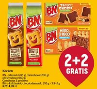 Promoties Klassiek chocoladesmaak - BN - Geldig van 23/05/2024 tot 29/05/2024 bij Delhaize
