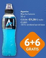 Promoties Aquarius blue ice isotonic - Aquarius - Geldig van 22/05/2024 tot 04/06/2024 bij OKay