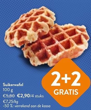 Promoties Suikerwafel - Huismerk - Okay Buurtwinkels - Geldig van 22/05/2024 tot 04/06/2024 bij OKay
