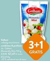 Promoties Galbani mozzarella mini - Galbani - Geldig van 22/05/2024 tot 04/06/2024 bij OKay