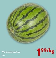 Promoties Miniwatermeloen - Huismerk - Okay Buurtwinkels - Geldig van 22/05/2024 tot 04/06/2024 bij OKay