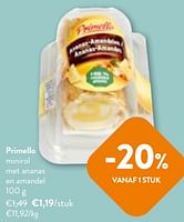 Promoties Primello minirol met ananas en amandel - Huismerk - Okay Buurtwinkels - Geldig van 22/05/2024 tot 04/06/2024 bij OKay
