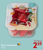 Promoties Zoete snackpaprika - Huismerk - Okay Buurtwinkels - Geldig van 22/05/2024 tot 04/06/2024 bij OKay