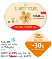 Promoties Carte d’or roomijs met vanille - Ola - Geldig van 22/05/2024 tot 04/06/2024 bij OKay