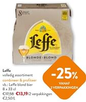 Promoties Leffe blond bier - Leffe - Geldig van 22/05/2024 tot 04/06/2024 bij OKay