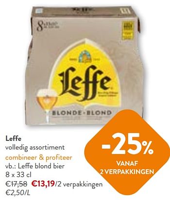 Promoties Leffe blond bier - Leffe - Geldig van 22/05/2024 tot 04/06/2024 bij OKay