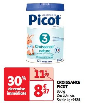 Promotions Croissance picot - Picot - Valide de 22/05/2024 à 27/05/2024 chez Auchan Ronq
