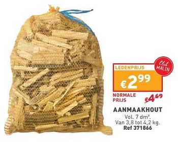 Promotions Aanmaakhout - Produit maison - Trafic  - Valide de 22/05/2024 à 27/05/2304 chez Trafic