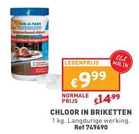 Promoties Chloor in briketten - BSI - Geldig van 22/05/2024 tot 27/05/2304 bij Trafic