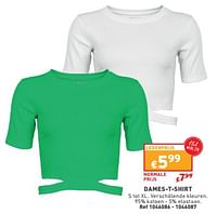 Promoties Dames-t-shirt - Huismerk - Trafic  - Geldig van 22/05/2024 tot 27/05/2304 bij Trafic