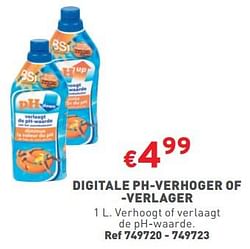 Digitale ph-verhoger of -verlager