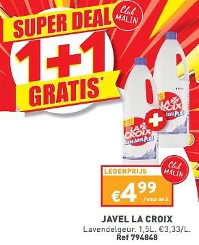 Promoties Javel la croix - La Croix - Geldig van 22/05/2024 tot 27/05/2304 bij Trafic