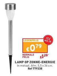 Lamp op zonne-energie-Huismerk - Trafic 