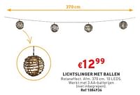 Promoties Lichtslinger met ballen - Huismerk - Trafic  - Geldig van 22/05/2024 tot 27/05/2304 bij Trafic
