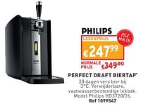 Promoties Perfect draft biertap philips hd3720-26 - Philips - Geldig van 22/05/2024 tot 27/05/2304 bij Trafic