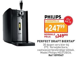 Perfect draft biertap philips hd3720-26