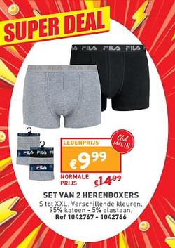 Set van 2 herenboxers