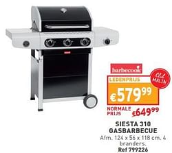 Siesta 310 gasbarbecue