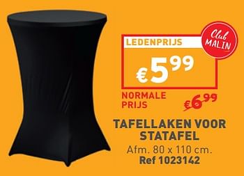 Promoties Tafellaken voor statafel - Huismerk - Trafic  - Geldig van 22/05/2024 tot 27/05/2304 bij Trafic