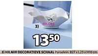 Promoties Hilmir decoratieve schaal - Huismerk - Jysk - Geldig van 20/05/2024 tot 23/06/2024 bij Jysk