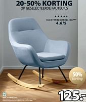 Promoties Nebel schommelstoel - Huismerk - Jysk - Geldig van 20/05/2024 tot 23/06/2024 bij Jysk