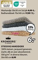 Promoties Stidsvig handdoek - Kronborg - Geldig van 20/05/2024 tot 23/06/2024 bij Jysk