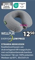 Promoties Stranda nekkussen - Wellpur - Geldig van 20/05/2024 tot 23/06/2024 bij Jysk