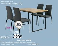 Promoties Trustrup stoel - Huismerk - Jysk - Geldig van 20/05/2024 tot 23/06/2024 bij Jysk