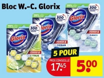 Promotions Bloc w.- se glorix - Glorix - Valide de 21/05/2024 à 26/05/2024 chez Kruidvat