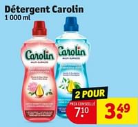 Promotions Détergent carolin - Carolin - Valide de 21/05/2024 à 26/05/2024 chez Kruidvat