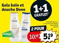 Promotions Gel douche deeply nourishing - Dove - Valide de 21/05/2024 à 26/05/2024 chez Kruidvat