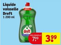 Promotions Liquide vaisselle dreft - Dreft - Valide de 21/05/2024 à 26/05/2024 chez Kruidvat