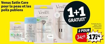 Promotions Venus satin care rasoir + stick antifrottement - Gillette - Valide de 21/05/2024 à 26/05/2024 chez Kruidvat