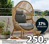Promotions Halvrebene fauteuil lounge - Produit Maison - Jysk - Valide de 20/05/2024 à 23/06/2024 chez Jysk