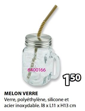 Promotions Melon verre - Produit Maison - Jysk - Valide de 20/05/2024 à 23/06/2024 chez Jysk