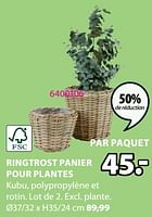Promotions Ringtrost panier pour plantes - Produit Maison - Jysk - Valide de 20/05/2024 à 23/06/2024 chez Jysk