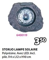 Promotions Storjo lampe solaire - Produit Maison - Jysk - Valide de 20/05/2024 à 23/06/2024 chez Jysk