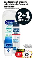 Promotions Déodorant en spray dermo active control sanex men - Sanex - Valide de 21/05/2024 à 26/05/2024 chez Kruidvat