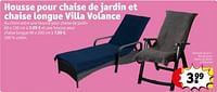 Promotions Housse pour chaise de jardin antracite - Villa Volance - Valide de 21/05/2024 à 26/05/2024 chez Kruidvat