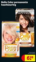 Promoties Belle color permanente haarkleuring zeer licht asblond - Garnier - Geldig van 21/05/2024 tot 26/05/2024 bij Kruidvat