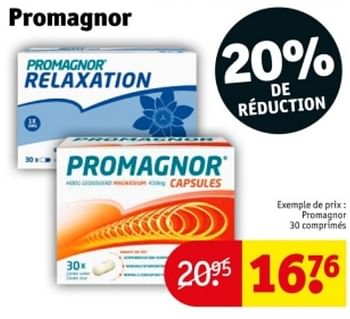 Promotions Promagnor - Promagnor - Valide de 21/05/2024 à 26/05/2024 chez Kruidvat