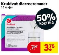Promoties Kruidvat diarreeremmer - Huismerk - Kruidvat - Geldig van 21/05/2024 tot 26/05/2024 bij Kruidvat